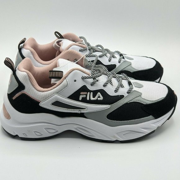 Fila Shoes - FILA Women's Recollector Athletic Sneaker Shoes-- White/Black/Pink